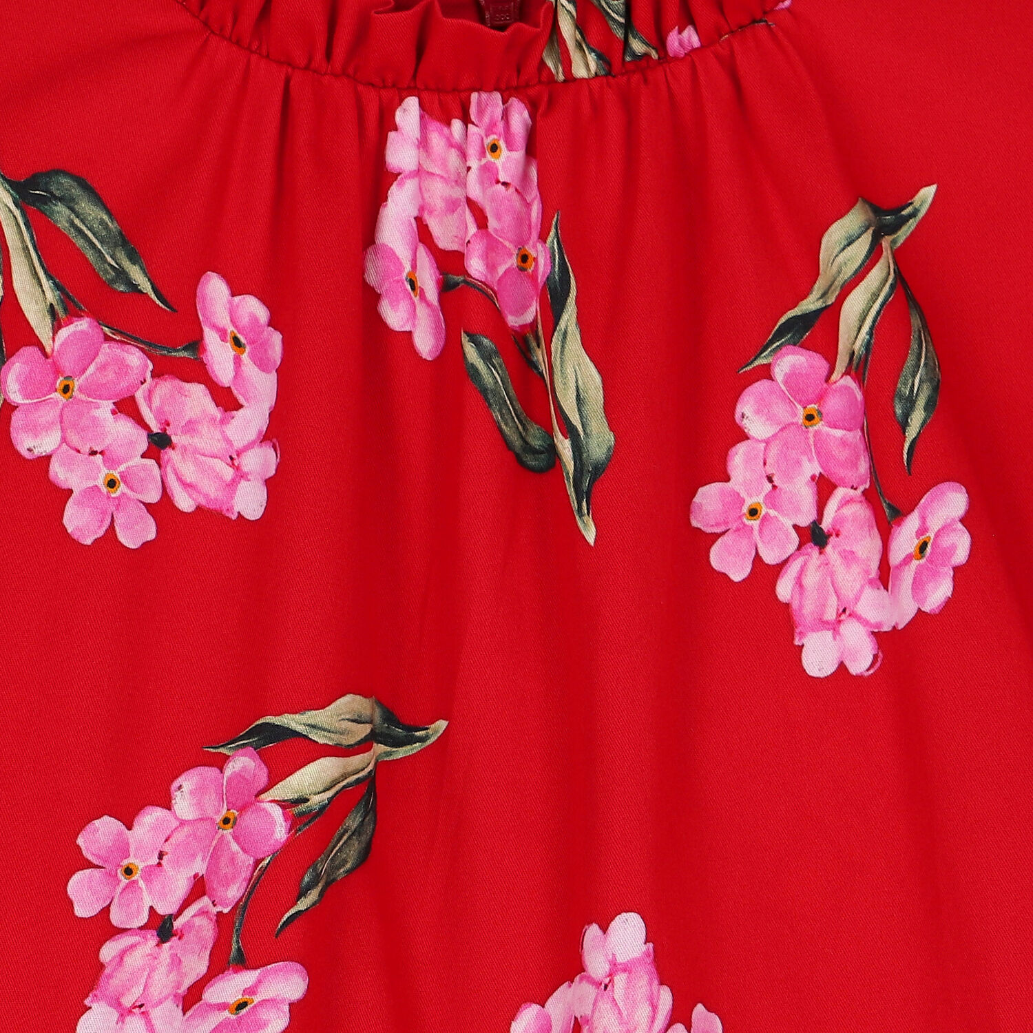 Girls Red Floral Dress, 1, hi-res image number null